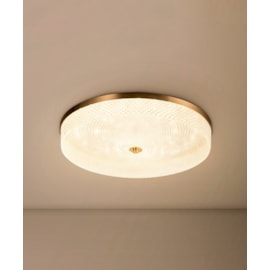 HOME PLAFON DE SOBREPOR LED CRISTAL REDONDO 3000K 48W BIVOLT 55X8,5CM ACRÍLICO DOURADO | OPUS LED OPS 84356 HOME PLAFON DE SOBREPOR LED CRISTAL REDONDO 3000K 48W BIVOLT 55X8,5CM ACRÍLICO DOURADO | OPUS LED OPS 84356