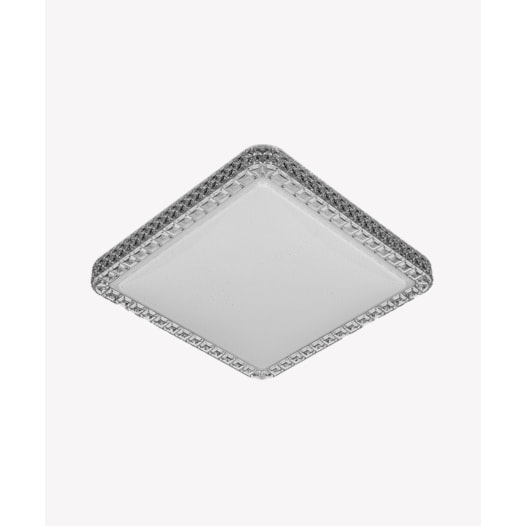 HOME PLAFON DE SOBREPOR LED ORION QUADRADO 6500K 24W BIVOLT 40X40X7,2CM ACRÍLICO TRANSPARENTE | OPUS LED OPS 35062 HOME PLAFON DE SOBREPOR LED ORION QUADRADO 6500K 24W BIVOLT 40X40X7,2CM ACRÍLICO TRANSPARENTE | OPUS LED OPS 35062
