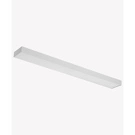 HOME PLAFON DE SOBREPOR LED RETANGULAR 3000K 48W BIVOLT 120X10X5,8CM ALUMÍNIO BRANCO | OPUS LED OPS 36441