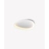 HOME PLAFON DE SOBREPOR LED SEIXOS OVAL 3000K 28W BIVOLT 42X42X6CM ALUMÍNIO BRANCO | OPUS LED OPS 84066