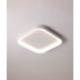 HOME PLAFON DE SOBREPOR LED SQUARE QUADRADO 3000K 32W BIVOLT 38X38X6,5CM ALUMÍNIO BRANCO | OPUS LED OPS 85452