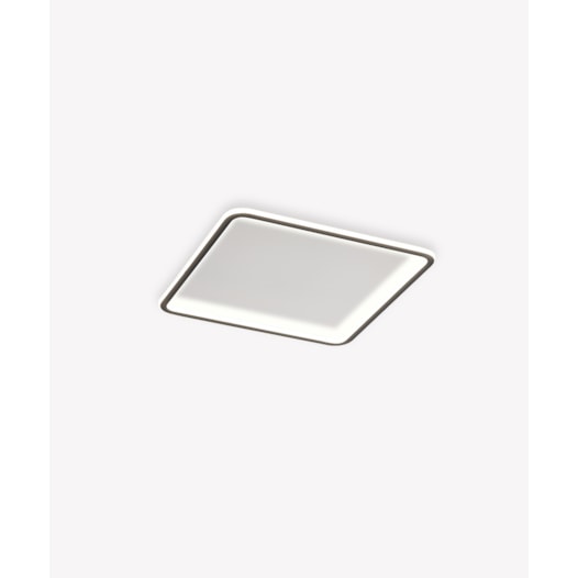 HOME PLAFON DE SOBREPOR LED TELAIO QUADRADO 3000K 32W BIVOLT 40X4,5CM POLICARBONATO E FERRO PRETO | OPUS LED OPS 80914 HOME PLAFON DE SOBREPOR LED TELAIO QUADRADO 3000K 32W BIVOLT 40X4,5CM POLICARBONATO E FERRO PRETO | OPUS LED OPS 80914