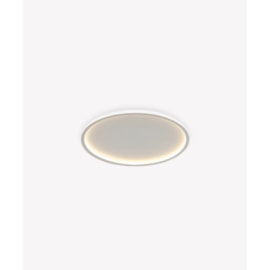 HOME PLAFON DE SOBREPOR LED TELAIO REDONDO 3000K 20W BIVOLT 31,5X4,5CM ALUMÍNIO BRANCO | OPUS LED OPS 83601