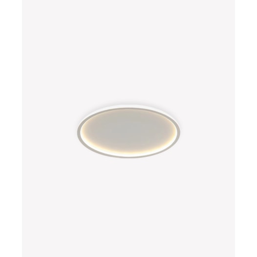 HOME PLAFON DE SOBREPOR LED TELAIO REDONDO 3000K 20W BIVOLT 31,5X4,5CM ALUMÍNIO BRANCO | OPUS LED OPS 83601