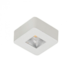 HOME SPOT DE SOBREPOR LED QUADRADO 4000K 5W BIVOLT 2,6X6,2X6,2CM ALUMÍNIO BRANCO | OPUS LED OPS 35512