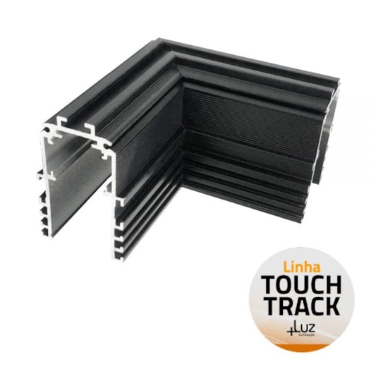 JUNÇÃO TETO/TETO TOUCH TRACK 48V 3,3X8X5CM ALUMÍNIO | +LUZ JTT-150/90 JUNÇÃO TETO/TETO TOUCH TRACK 48V 3,3X8X5CM ALUMÍNIO | +LUZ JTT-150/90