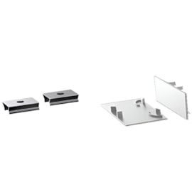 KIT 10*TAMPA 10*TAMPA P/ PERFIL C/10UN BR (4237) | NORDECOR 4238
