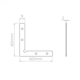 KIT DE UNIÃO L  PARA PERFIS ARCHI | STELLA STH20977 KIT DE UNIÃO L  PARA PERFIS ARCHI | STELLA STH20977