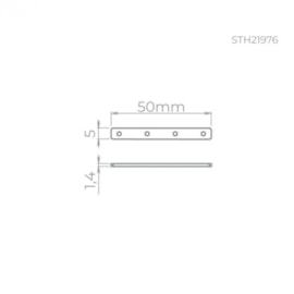 KIT DE UNIÃO LINEAR PARA PERFIS ARCHI 16MM | STELLA STH21976 KIT DE UNIÃO LINEAR PARA PERFIS ARCHI 16MM | STELLA STH21976