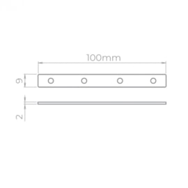 KIT DE UNIÃO LINEAR  PARA PERFIS ARCHI | STELLA STH20976 KIT DE UNIÃO LINEAR  PARA PERFIS ARCHI | STELLA STH20976