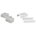 KIT GARRA E TAMPA P/ PERFIL SOBREPOR FLEXIVEL C/40UN | NORDECOR 4259