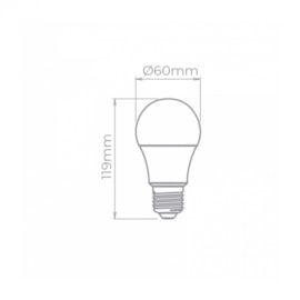 LÂMPADA BULBO 9,8W 2700K BIVOLT DIMERIZÁVEL | STELLA STH20250/27 LÂMPADA BULBO 9,8W 2700K BIVOLT DIMERIZÁVEL | STELLA STH20250/27