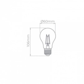 LÂMPADA BULBO VINTAGE FILAMENTO 4,5W 2400K 220V DIMERIZÁVEL | STELLA STH8262/24 LÂMPADA BULBO VINTAGE FILAMENTO 4,5W 2400K 220V DIMERIZÁVEL | STELLA STH8262/24