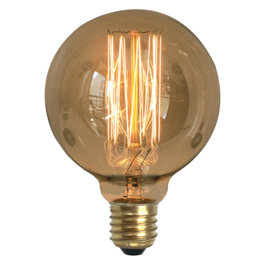 LÂMPADA DE FILAMENTO DE CARBONO G95 SQUIRREL CAGE 40W 110V 2200K | GMH G95-SC-40W-110V LÂMPADA DE FILAMENTO DE CARBONO G95 SQUIRREL CAGE 40W 110V 2200K | GMH G95-SC-40W-110V