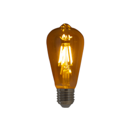LÂMPADA DE FILAMENTO LED ST64 SQUIRREL CAGE 4W 110V 2200K DIMERIZÁVEL | GMH LST64-SC-4W-110V-D