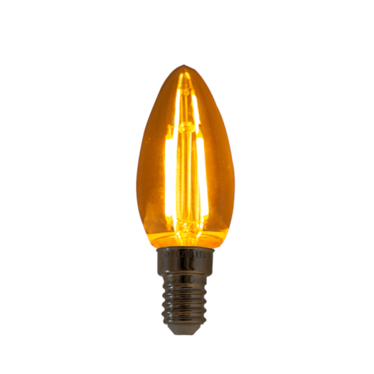 LÂMPADA DE FILAMENTO LED VELA 2W 110V 2200K BASE E14 | GMH LC35-2W-E14-110V LÂMPADA DE FILAMENTO LED VELA 2W 110V 2200K BASE E14 | GMH LC35-2W-E14-110V
