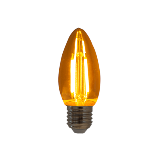 LÂMPADA DE FILAMENTO LED VELA 2W BIVOLT 2200K BASE E27 | GMH LC35-2W-E27 LÂMPADA DE FILAMENTO LED VELA 2W BIVOLT 2200K BASE E27 | GMH LC35-2W-E27