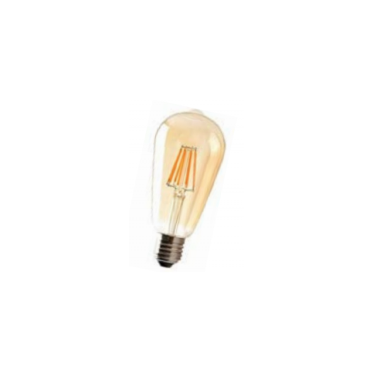 LÂMPADA GLASS FILAMENT ST64 VIDRO DOURADO 4W 2200K | HEVVY L005 ST64