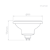 LÂMPADA LED AR111 GU10 IRC 95 10° 4000K 11W BIVOLT | STELLA STL21422/40 LÂMPADA LED AR111 GU10 IRC 95 10° 4000K 11W BIVOLT | STELLA STL21422/40