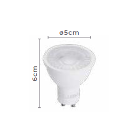 LÂMPADA LED DICROICA PAR16 GU10 38° 6000K 6W BIVOLT | NORDECOR MLP5012