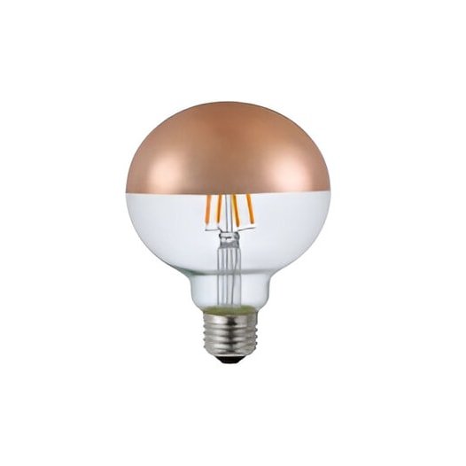 LÂMPADA LED FILAMENTO DEFLETORA G80 4W 2400K COBRE | NORDECOR L5218