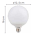 LÂMPADA LED FOSCO E27 BALOON G120 3000K 20W BIVOLT | NORDECOR MLP5007