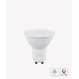 LÂMPADA LED MINI DICROICA DIMERIZÁVEL MR16 GU10 36° 2700K 7W 127V | OPUS LED LP 85988