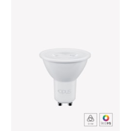 LÂMPADA LED MINI DICROICA DIMERIZÁVEL MR16 GU10 36° 2700K 7W 127V | OPUS LED LP 85988 LÂMPADA LED MINI DICROICA DIMERIZÁVEL MR16 GU10 36° 2700K 7W 127V | OPUS LED LP 85988