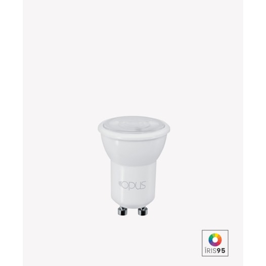 LÂMPADA LED MINI DICROICA MR11 GU10 36° 3000K 3,5W BIVOLT | OPUS LED LP 85889