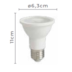 LÂMPADA LED PAR20 E27 24° IRC 90 4000K 8W BIVOLT | NORDECOR 1011