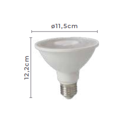 LÂMPADA LED PAR38 E27 6000K 18W BIVOLT | NORDECOR MLP5034 LÂMPADA LED PAR38 E27 6000K 18W BIVOLT | NORDECOR MLP5034