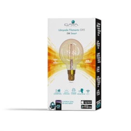 LÂMPADA LED SMART G95 FILAMENTO DIMERIZÁVEL 5W 1800K/2400K IP20 BIVOLT | GAYA 9875 LÂMPADA LED SMART G95 FILAMENTO DIMERIZÁVEL 5W 1800K/2400K IP20 BIVOLT | GAYA 9875