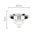 LÂMPADA LED SOF IRC95 AR111 24° 12W 4000K | NORDECOR 1144 LÂMPADA LED SOF IRC95 AR111 24° 12W 4000K | NORDECOR 1144