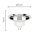 LÂMPADA LED SOF IRC95 AR111 6° 12W 2700K | NORDECOR 1139