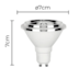 LÂMPADA LED SOF IRC95 AR70 24° 4.8W 4000K | NORDECOR 1138
