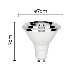 LÂMPADA LED SOF IRC95 AR70 6° 4,8W 4000K | NORDECOR 1134 LÂMPADA LED SOF IRC95 AR70 6° 4,8W 4000K | NORDECOR 1134