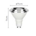 LAMPADA LED SOF IRC95 AR70 DIMERIZÁVEL 24° 4,8W 2700K 127V | NORDECOR 1149