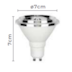 LAMPADA LED SOF IRC95 AR70 DIMERIZÁVEL 24° 4.8W 2700K 220V | NORDECOR 1150