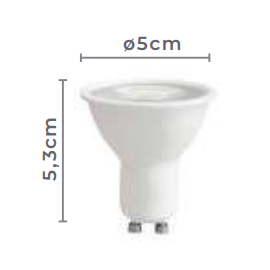 LAMPADA LED SOF IRC95 MR16 DIMER. 40° 7W 2700K 127V | NORDECOR 1145 LAMPADA LED SOF IRC95 MR16 DIMER. 40° 7W 2700K 127V | NORDECOR 1145