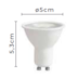 LAMPADA LED SOF IRC95 MR16 DIMER. 40° 7W 2700K 127V | NORDECOR 1145