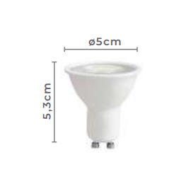 LAMPADA LED SOF IRC95 MR16 DIMER. 40° 7W 2700K 220V | NORDECOR 1146 LAMPADA LED SOF IRC95 MR16 DIMER. 40° 7W 2700K 220V | NORDECOR 1146
