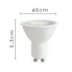 LAMPADA LED SOF IRC95 MR16 DIMER. 40° 7W 2700K 220V | NORDECOR 1146