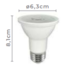LAMPADA LED SOF IRC95 PAR20 DIMERIZÁVEL 38° 7W 2700K 127V | NORDECOR 1147
