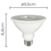 LÂMPADA LED SOF IRC95 PAR30 40° 9W 2700K | NORDECOR 1130 LÂMPADA LED SOF IRC95 PAR30 40° 9W 2700K | NORDECOR 1130