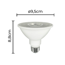 LÂMPADA LED SOF IRC95 PAR30 40° 9W 2700K | NORDECOR 1130 LÂMPADA LED SOF IRC95 PAR30 40° 9W 2700K | NORDECOR 1130