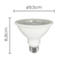LÂMPADA LED SOF IRC95 PAR30 40° 9W 3000K | NORDECOR 1131