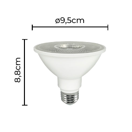 LÂMPADA LED SOF IRC95 PAR30 40° 9W 3000K | NORDECOR 1131 LÂMPADA LED SOF IRC95 PAR30 40° 9W 3000K | NORDECOR 1131