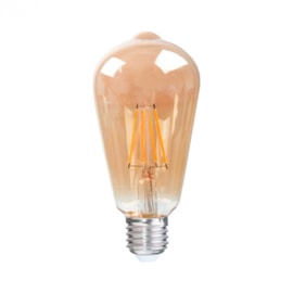 LÂMPADA LED ST64 FILAMENTO E27 FUMÊ 2400K 4W BIVOLT | PIX ILUMINAÇÃO 36506961 LÂMPADA LED ST64 FILAMENTO E27 FUMÊ 2400K 4W BIVOLT | PIX ILUMINAÇÃO 36506961