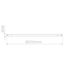 LÂMPADA LED TUBULAR T8 9W BIVOLT 3000K | STELLA STH9607/30 LÂMPADA LED TUBULAR T8 9W BIVOLT 3000K | STELLA STH9607/30