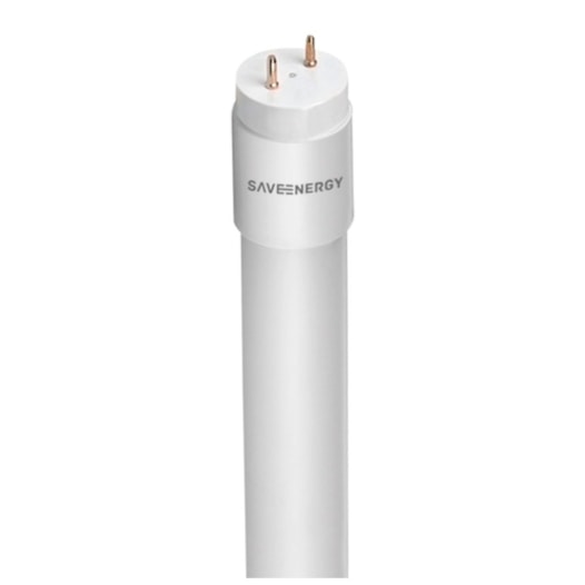 LÂMPADA LED TUBULAR T8 VIDRO 10W 3000K BIVOLT | SAVEENERGY SE-235.1525